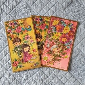 Vintage Birthday Cards 5" X 9"